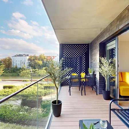 Z Tarasem I Widokiem Na Rzeke Wroapart-pl - With Terrace And River View Wroapart Wroclaw