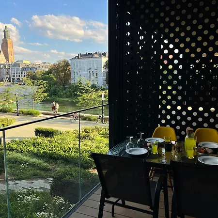 Z Tarasem I Widokiem Na Rzeke Wroapart-pl - With Terrace And River View Wroapart Breslau