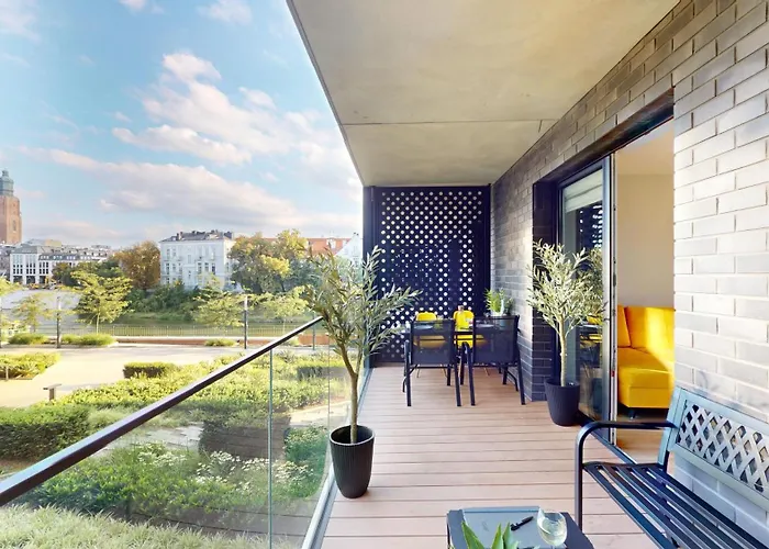 Z Tarasem I Widokiem Na Rzeke Wroapart-pl - With Terrace And River View Wroapart 브로츠와프